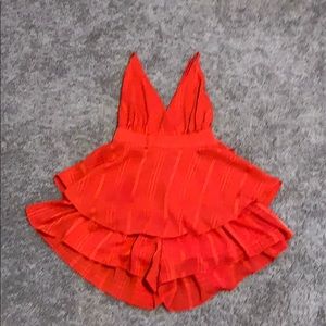 Akira Red Romper size S